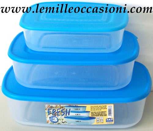 Frigo box rettangolare 3 pz